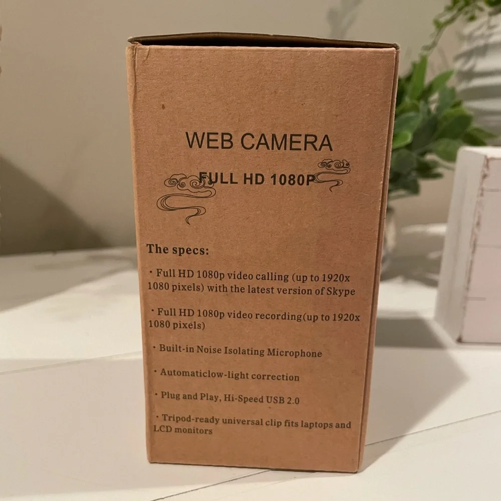 Web camera with usb plug and flip cover
